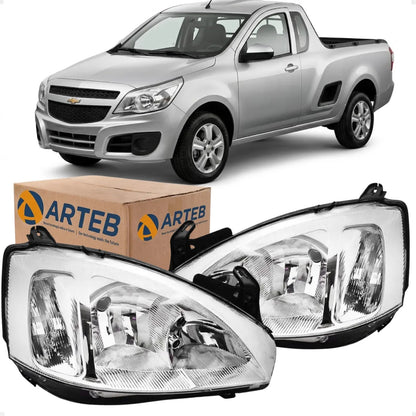 Farol Montana 04 A 10 Corsa 2002 A 2012 Pisca Frisado Arteb