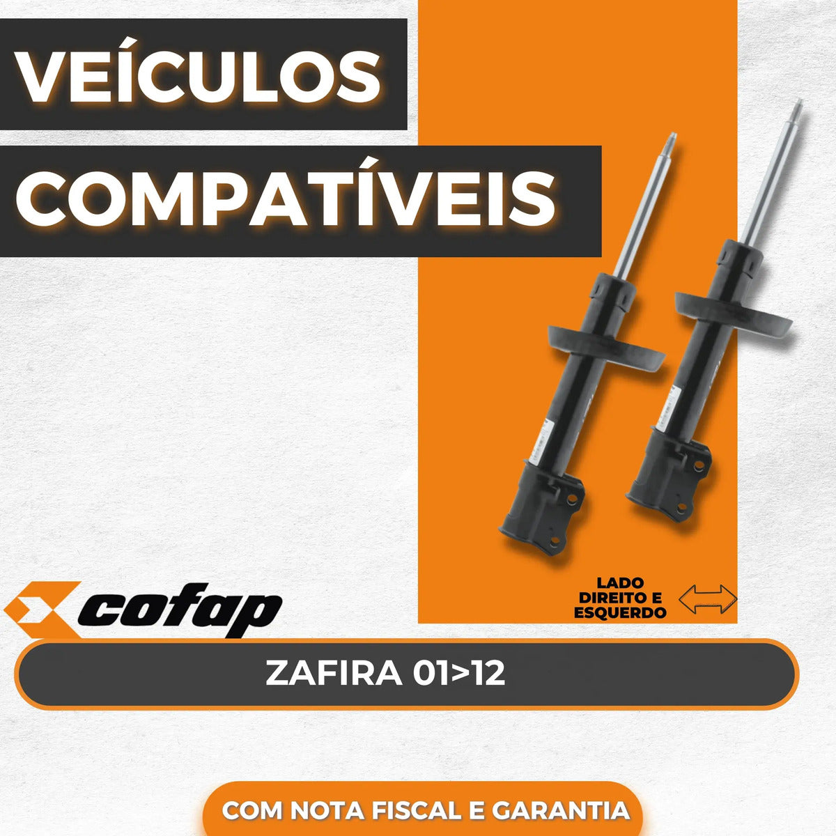 Amortecedor Dianteiro Zafira 01-12 Cofap Gp32387 Gp32388