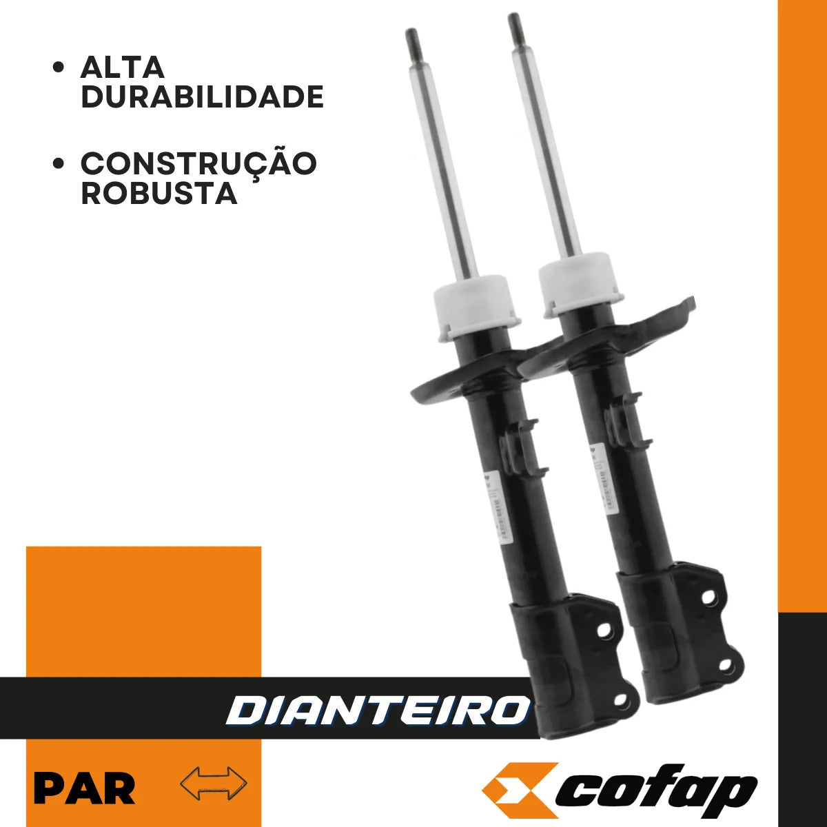 Par Amortecedor Strada 2016 A 2024 Cofap Gp33398 - Gp33399