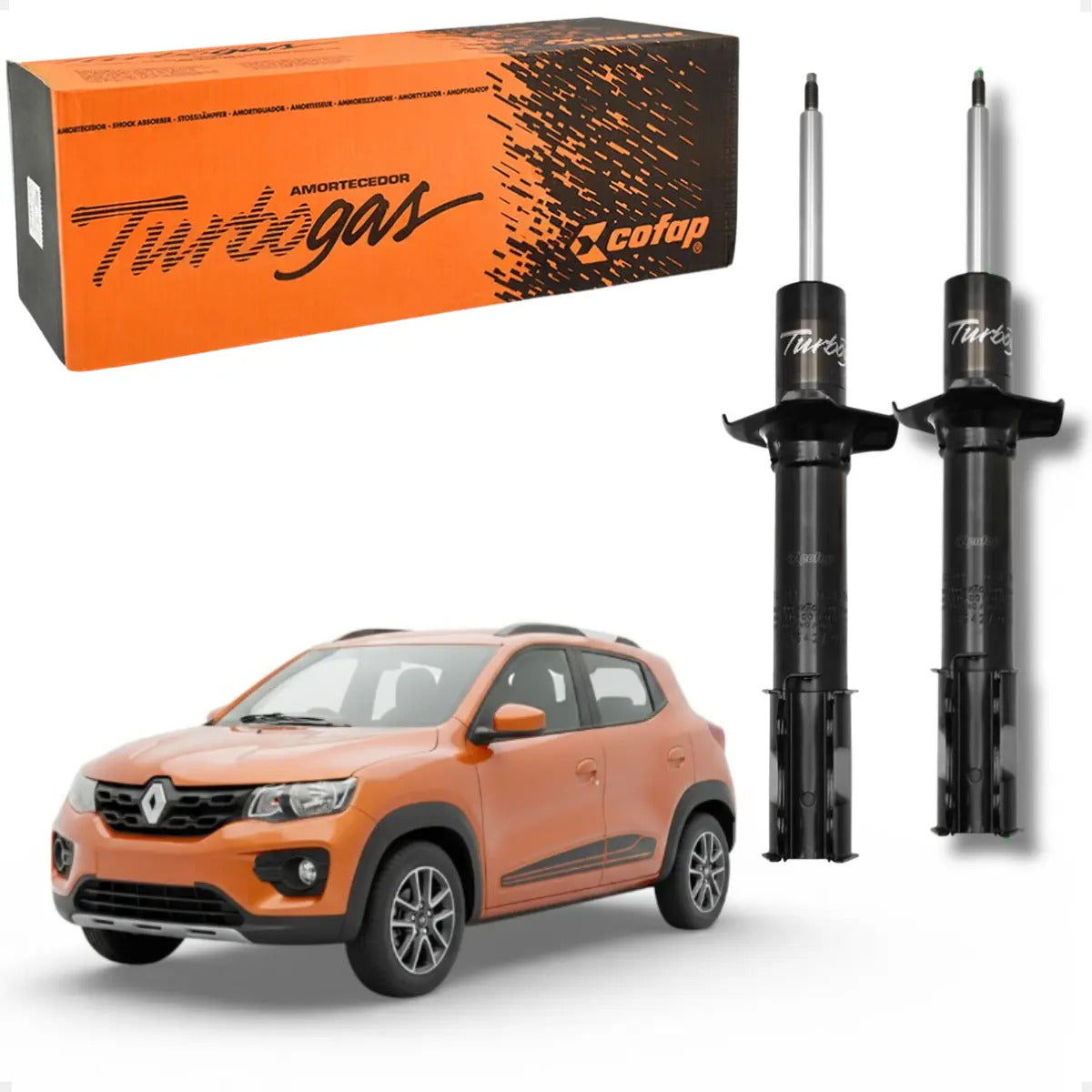 Par Amortecedor Dianteiro Renault Kwid Cofap