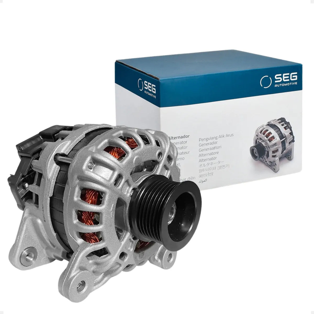 Alternador Nissan Kicks 1.6 Flex 12v 90a 2016 Com Polia 7pk