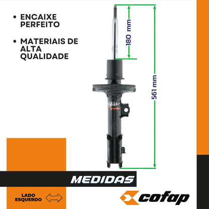 Amortecedor Dianteiro Esquerdo Hb20 2016-2019 Cofap Gp30623