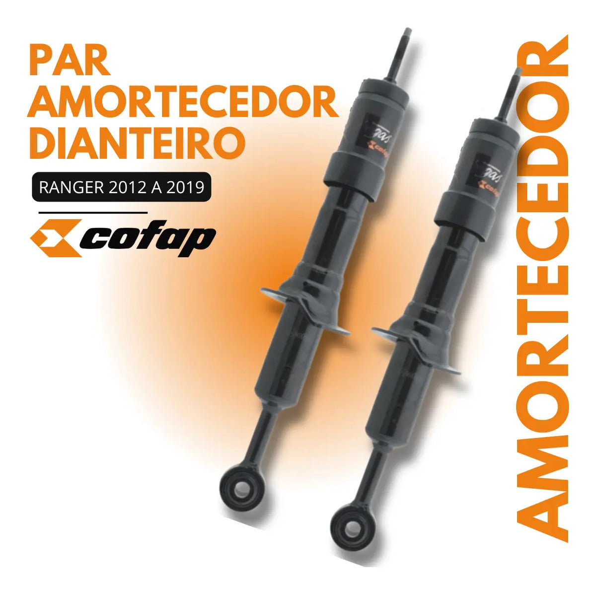 Par Amortecedor Dianteiro Ford Ranger 2012 A 2018 Cofap