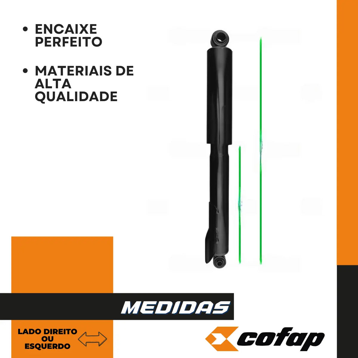 Amortecedor Traseiro Ranger Black 2.2 Diesel 4x2 Cofap