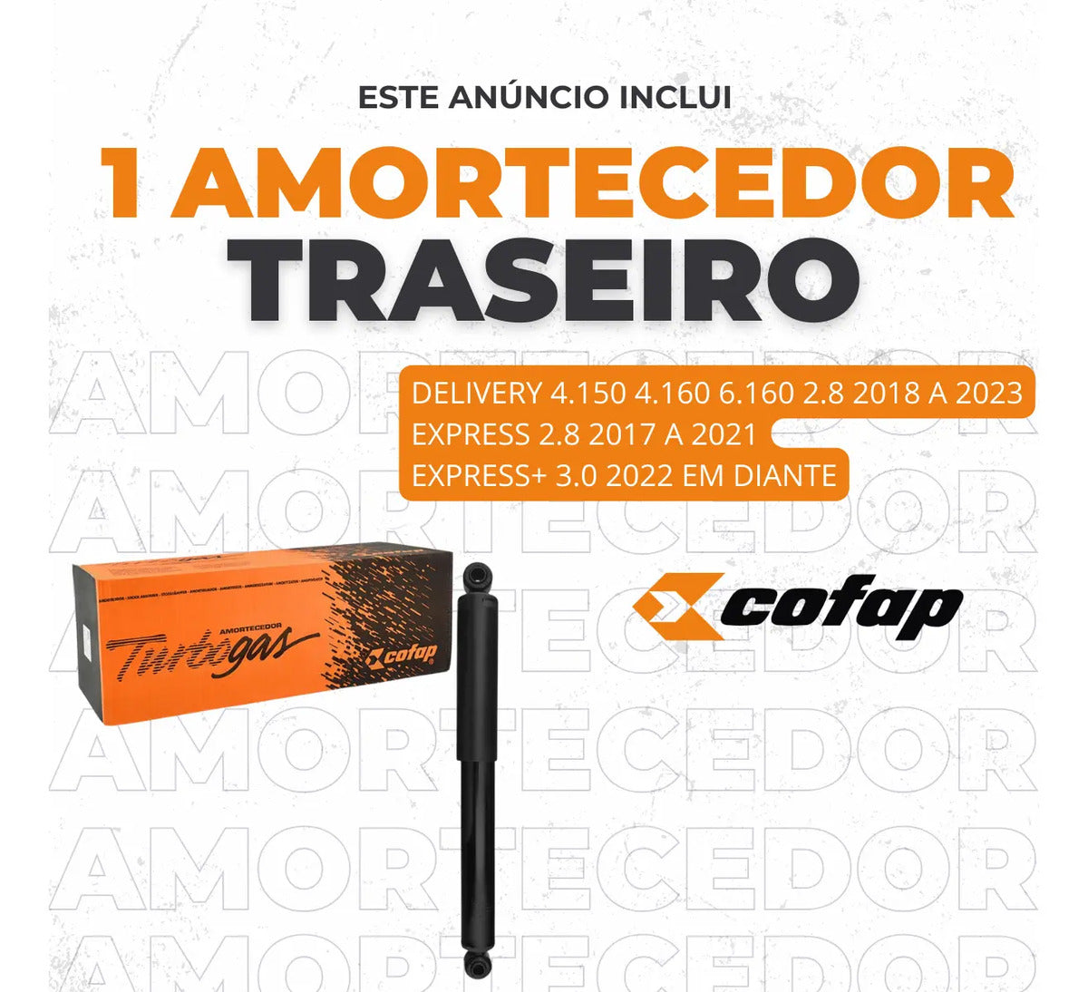 Amortecedor Traseiro Volkswagen Express Delivery Cofap