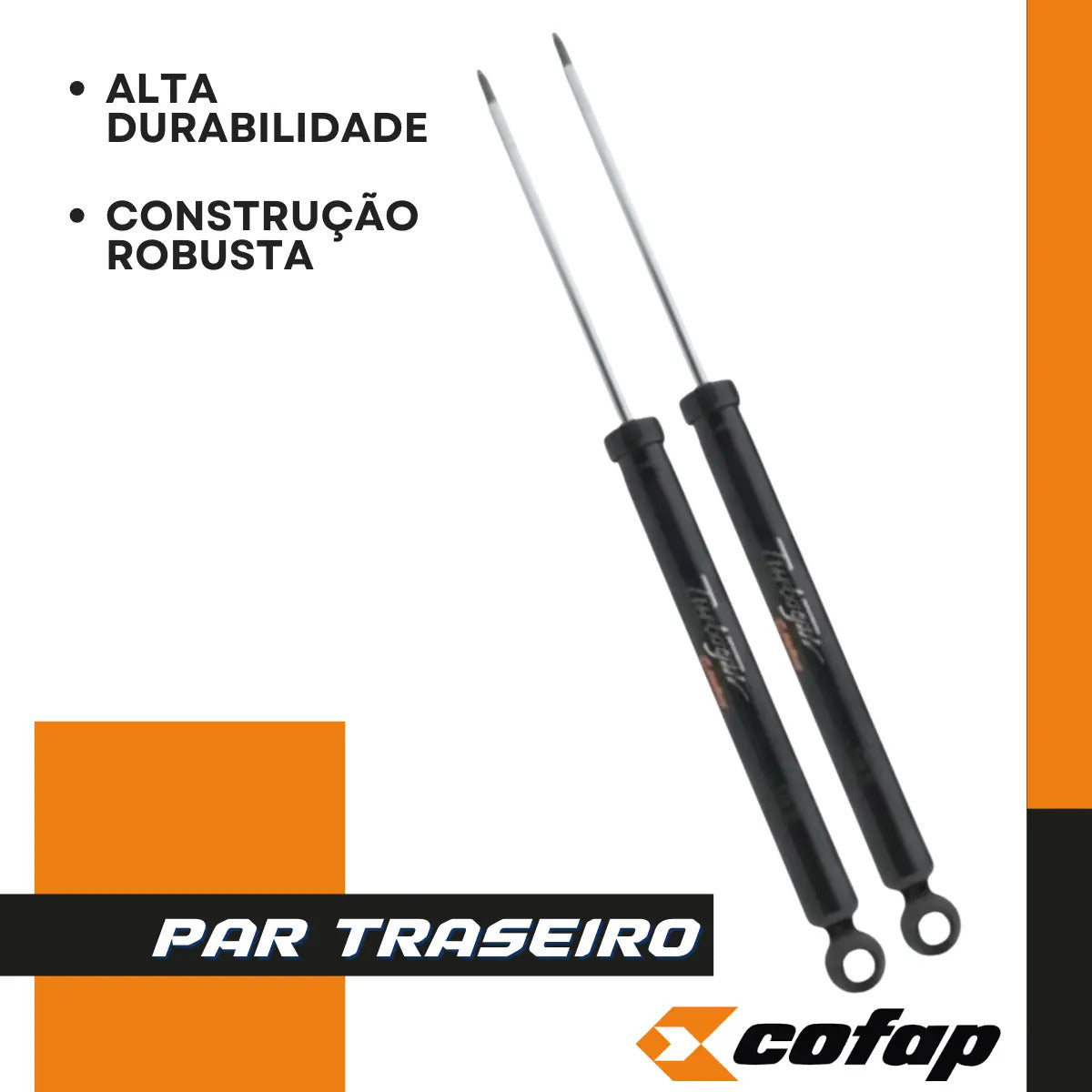 Par Amortecedores Traseiro Cobalt 2012 A 2021 Original Cofap