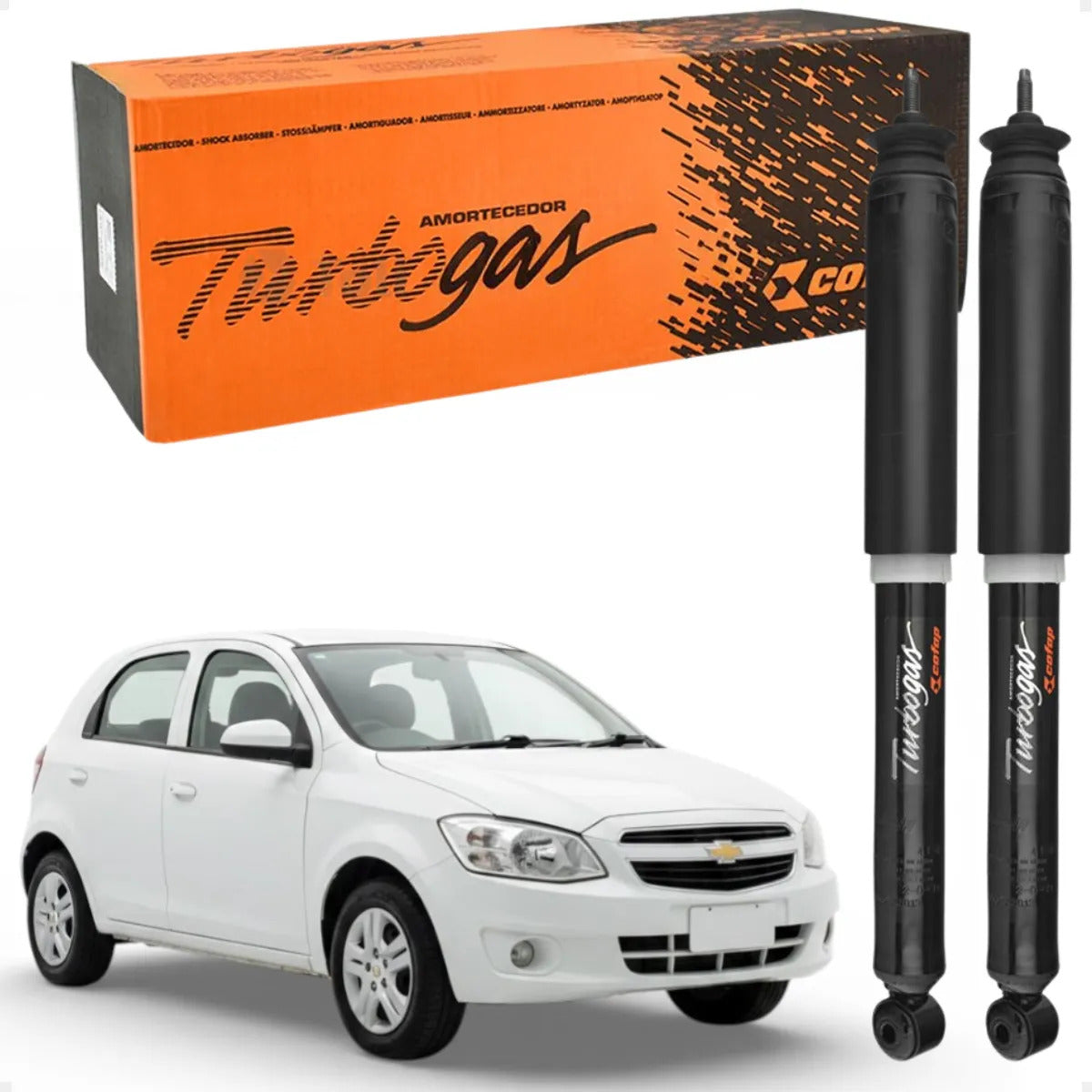 Par Amortecedor Traseiro Corsa Classic Prisma Gb48075 Cofap