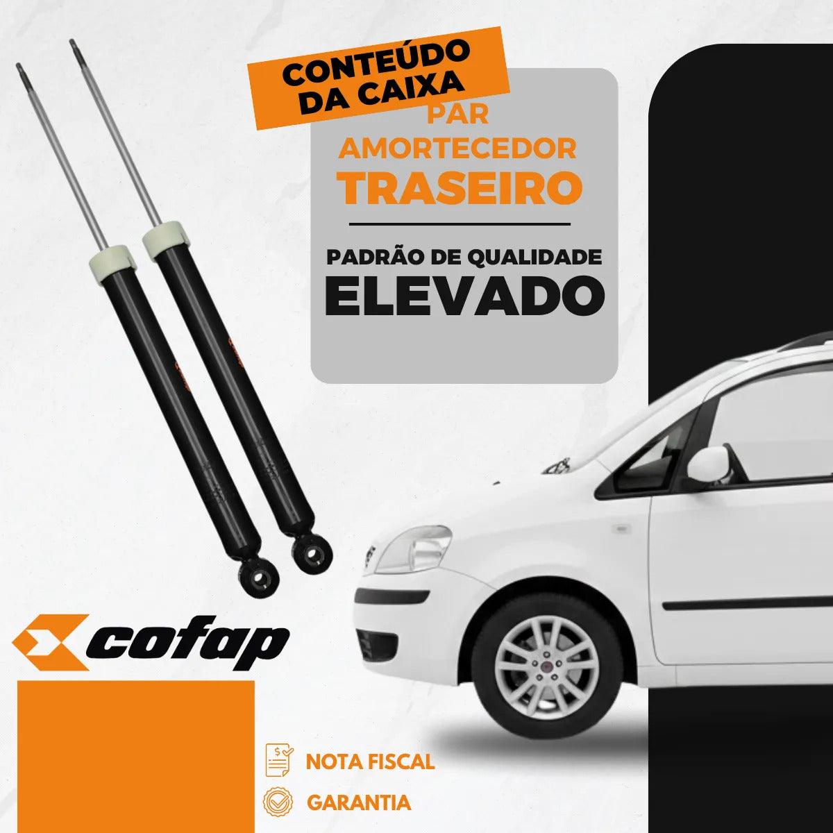 Par Amortecedor Original Cofap Idea 2005 A 2016 Exceto Adv