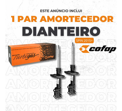 Par Amortecedor Dianteiro Spin 2015 Cofap Gp30588 Gp30589