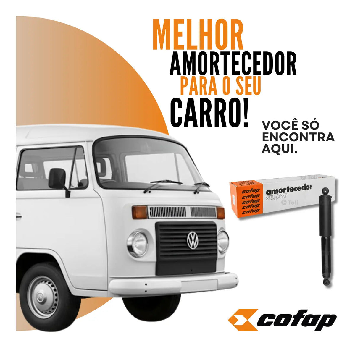 Amortecedor Traseiro Kombi Clipper 1978 A 1996 Cofap Super