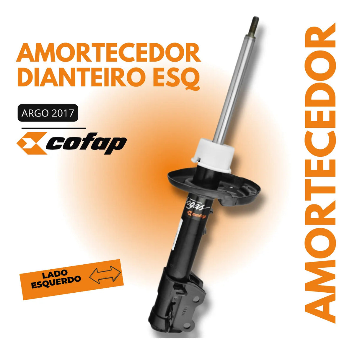 Amortecedor Dianteiro Esquerdo Argo 2017 Cofap Gp33267