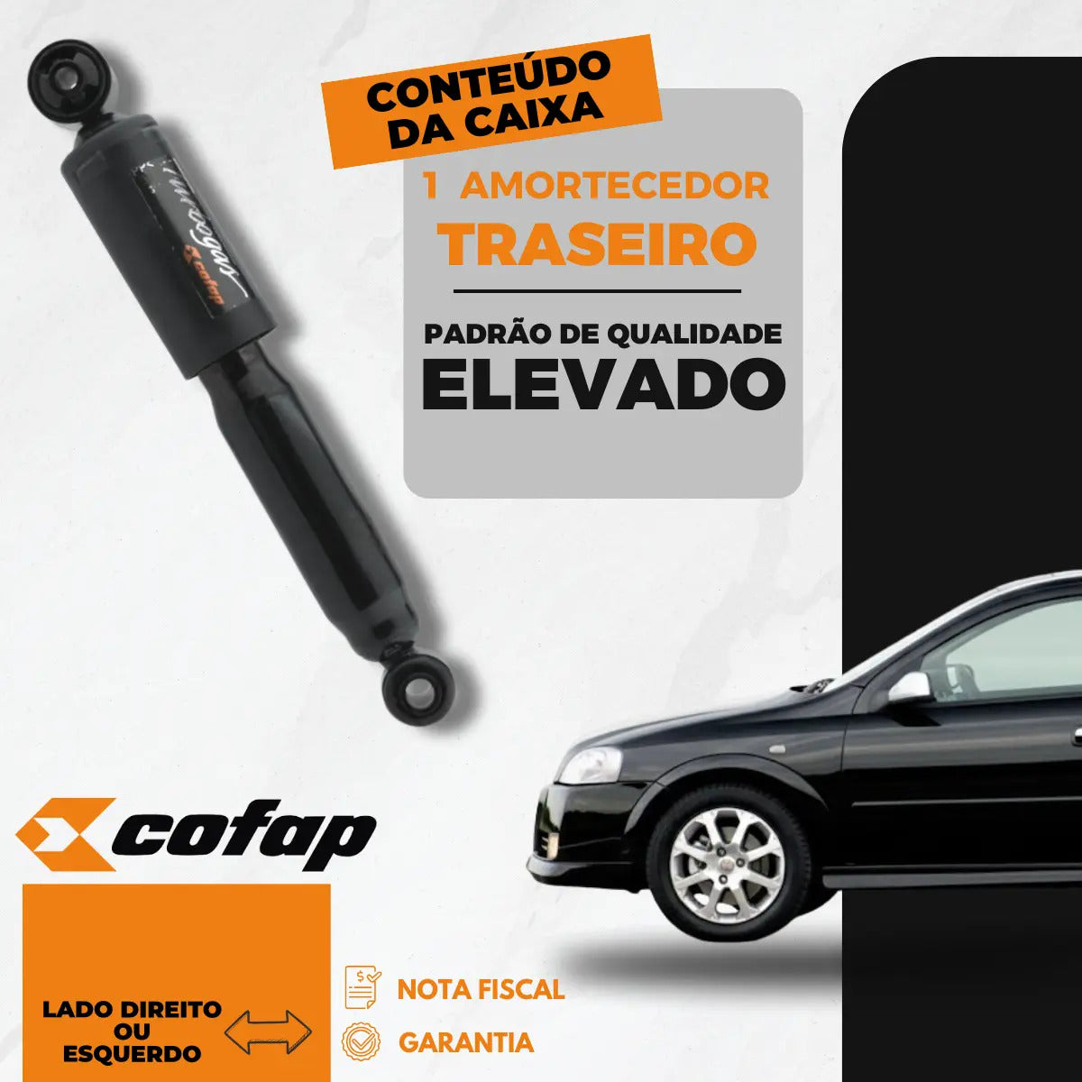 Amortecedor Traseiro Cofap Astra Hatch Sedan 1.8 2.0