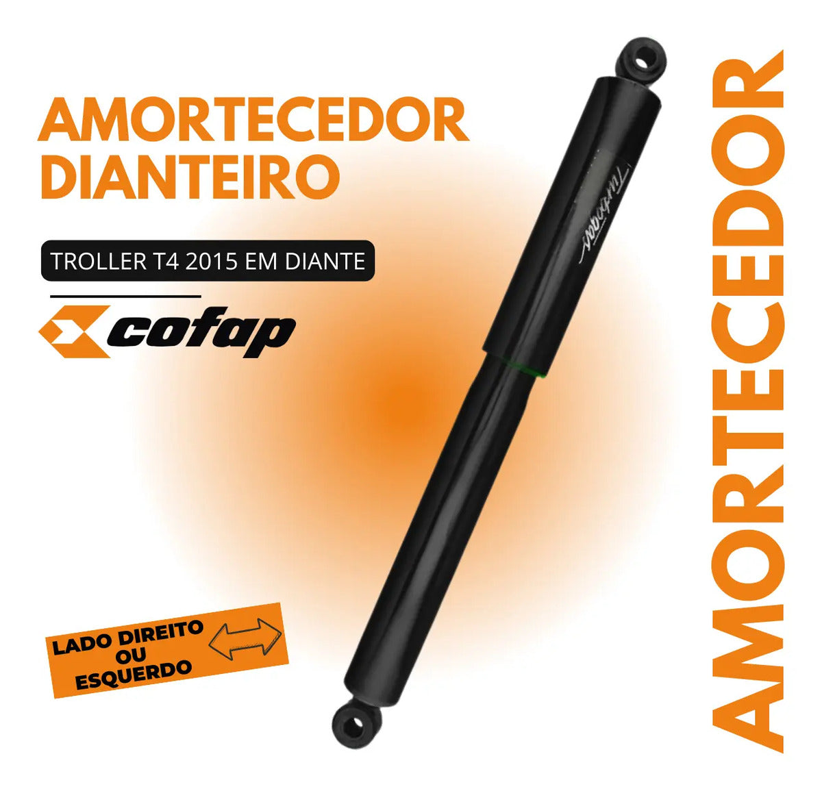 Amortecedor Traseiro Troller T4 3.2 20v 2016 2017 Cofap