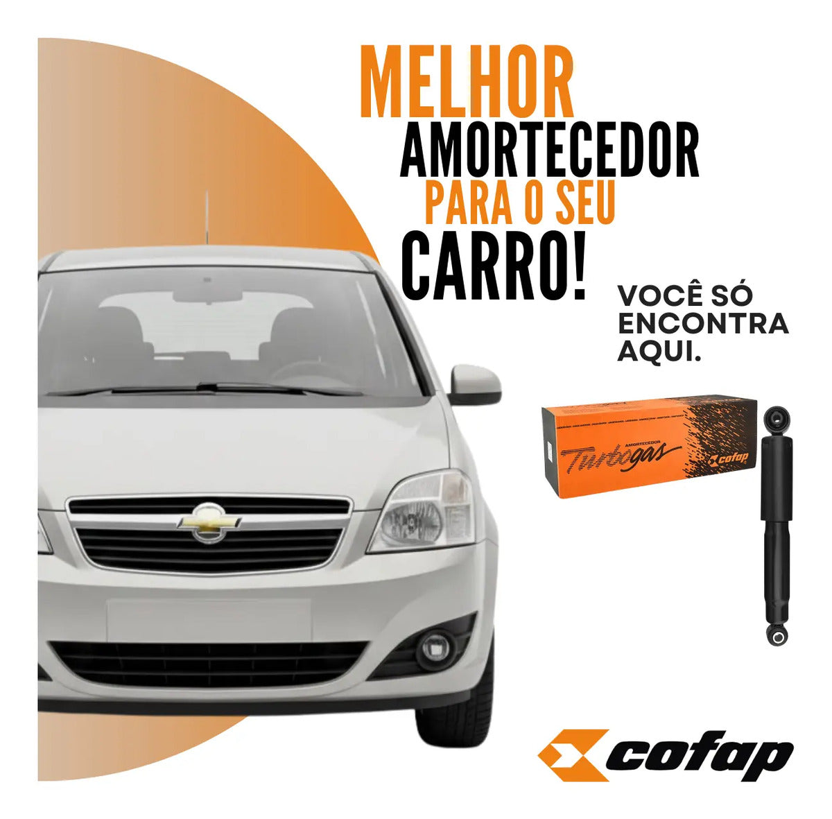 Amortecedor Traseiro Gm Meriva 2002 A 2012 Origin Cofap