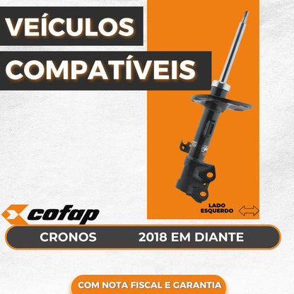 Amortecedor Esquerdo Cronos 2018 A 2022 Cofap Gp33297