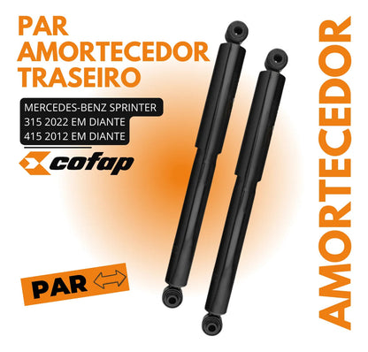 Par Amortecedor Traseiro Mercedes Sprinter 315 2022/.. Cofap
