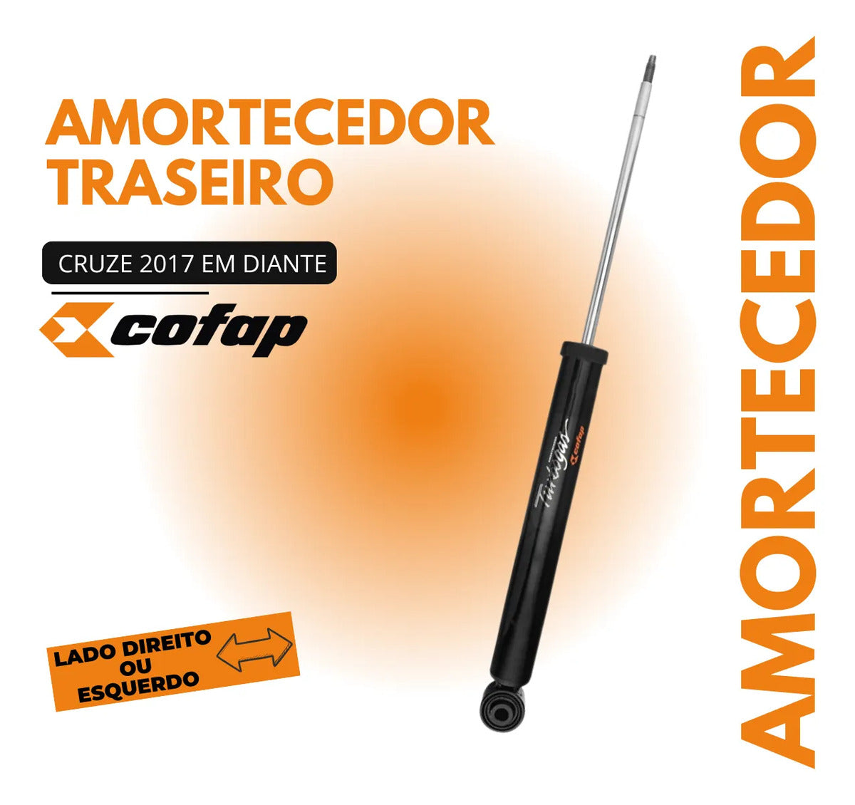 Amortecedor Traseiro Cofap Cruze 1.4 16v Turbo Sedan