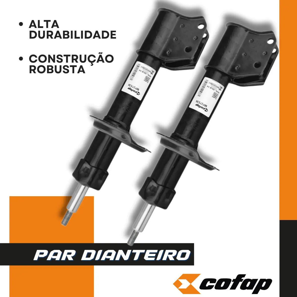 Par Amortecedor Dianteiro Uno Economy 1.0 2009 A 2013 Cofap