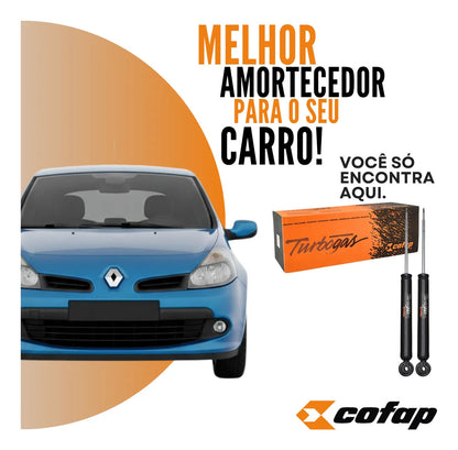 Par Amortecedor Traseiro Renault Clio 1.0 1.6 Original Cofap