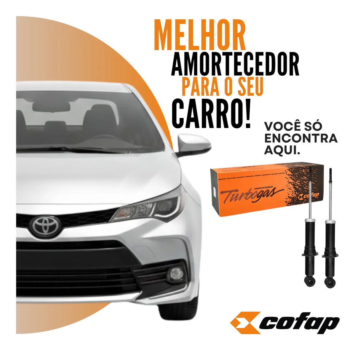 Par Amortecedor Traseiro  Corolla 2017 2018 Original Cofap