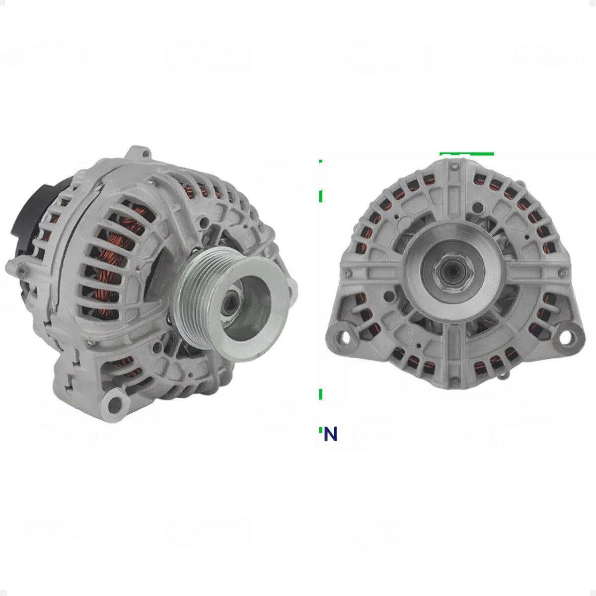 Alternador Magnun Fpt Cursor 9 12v 240a Com Polia 8pk