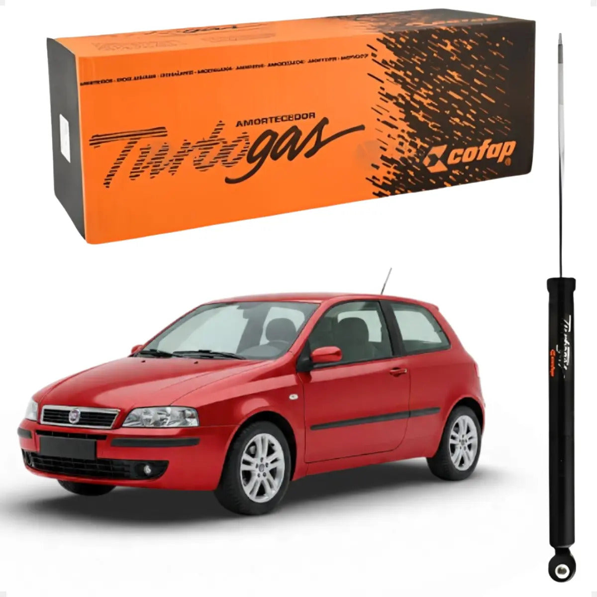 Amortecedor Traseiro Fiat Stilo 1.8 2002 A 2009 2010 Cofap