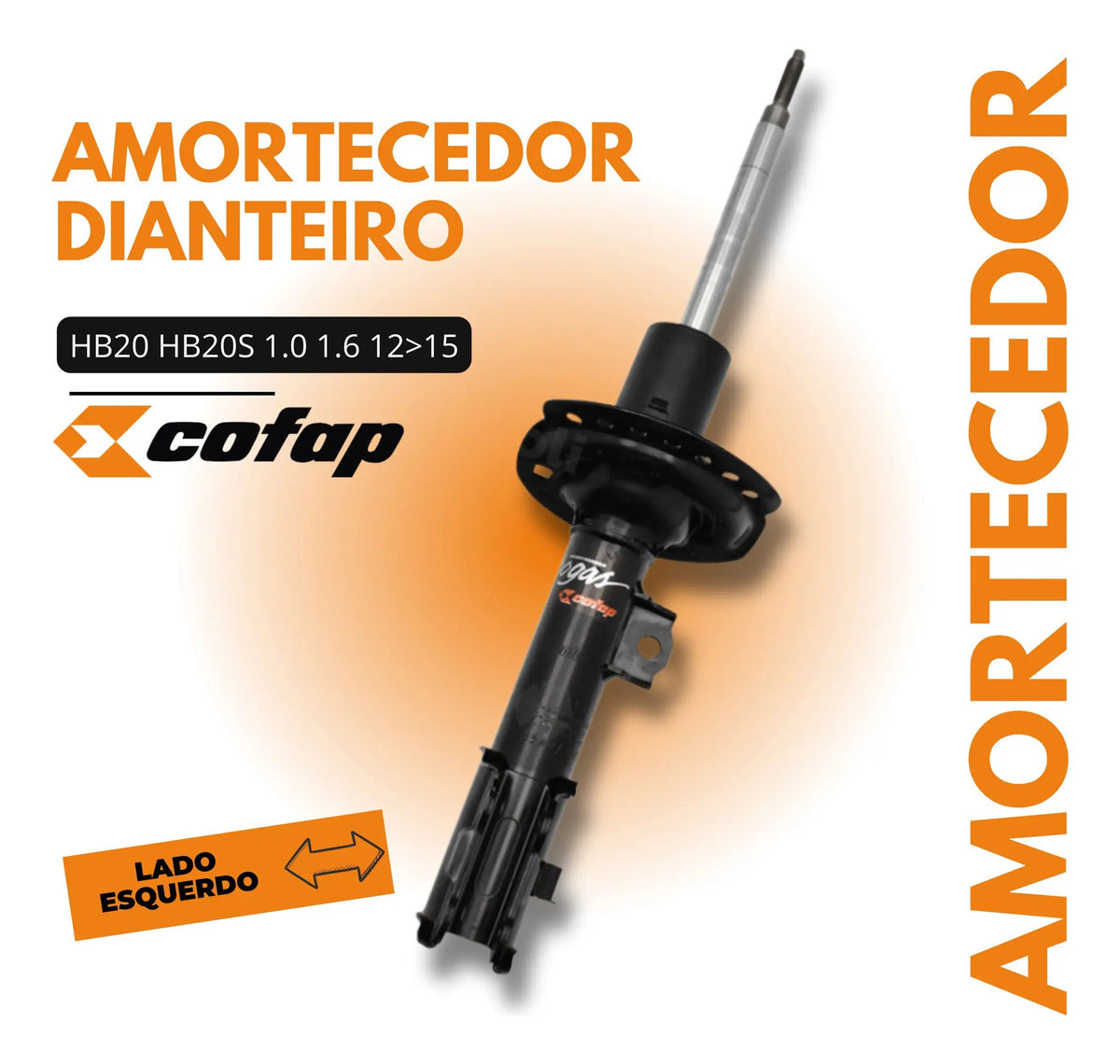 Amortecedor Dianteiro Esquerdo Hb20 2012-2015 Cofap Gp30535