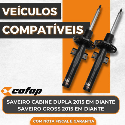 Par Amortecedor Dianteiro Saveiro Cross 2015 Em Diante Cofap