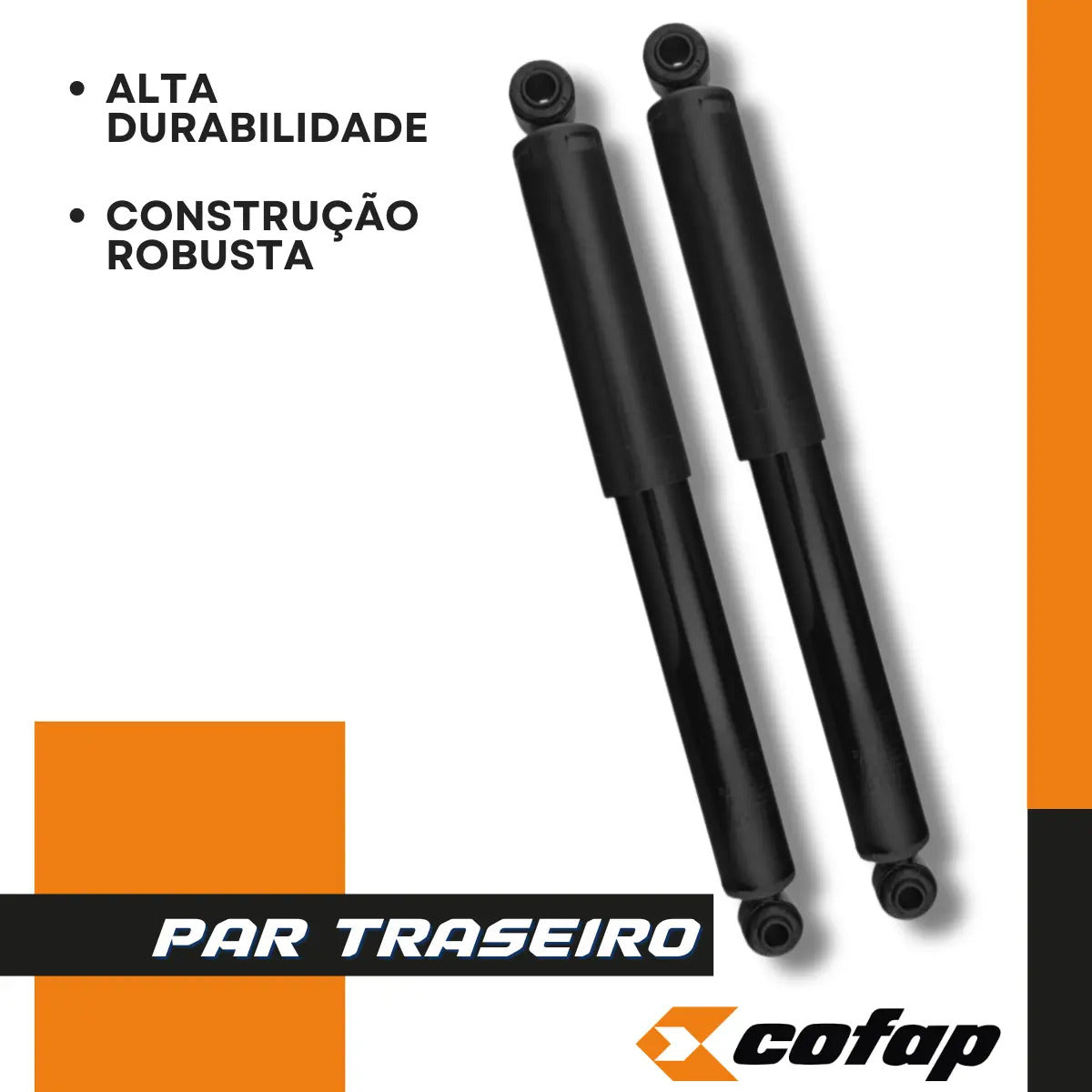 Par Amortecedor Traseiro Volkswagen Express Delivery Cofap