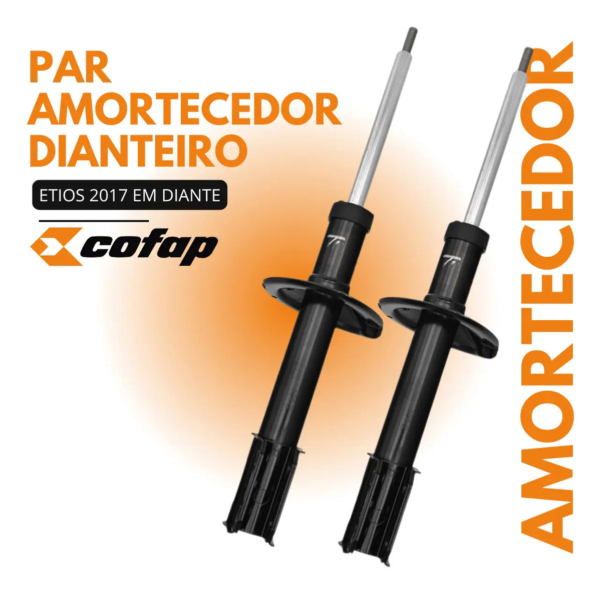 Par Amortecedor Dianteiro Toyota Etios 2017/.. Cofap