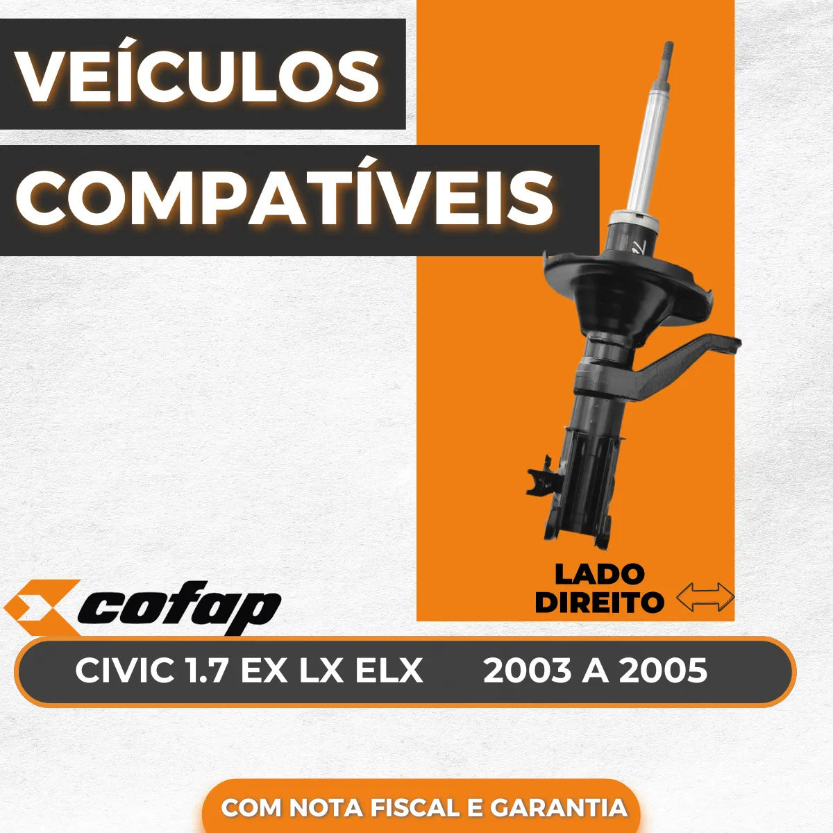 Amortecedor Turbogas Direito Cofap Gp35978m