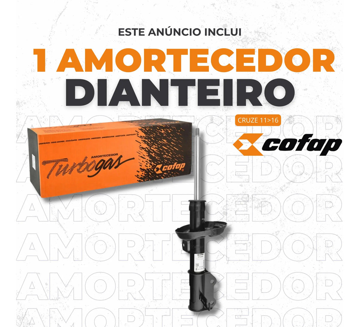 Amortecedor Dianteiro Esquerdo Cruze 11 - 16 Cofap Gp32959