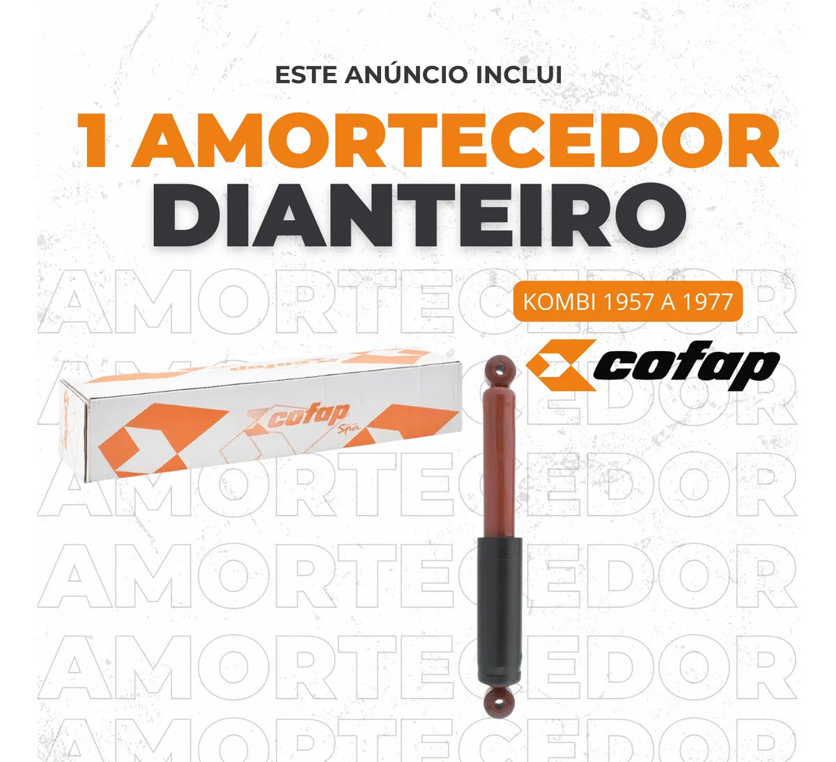 Amortecedor Dianteiro Kombi 1957 A 1977 - Cofap Sb27703