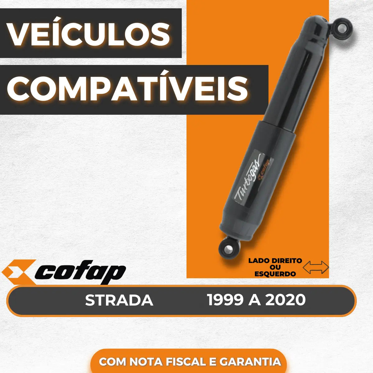 Amortecedor Traseiro Fiat Strada Gl12380  Original Cofap