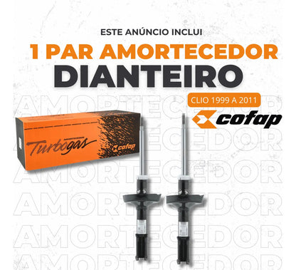 Par Amortecedor Dianteiro Clio 1.0 99.. - Cofap