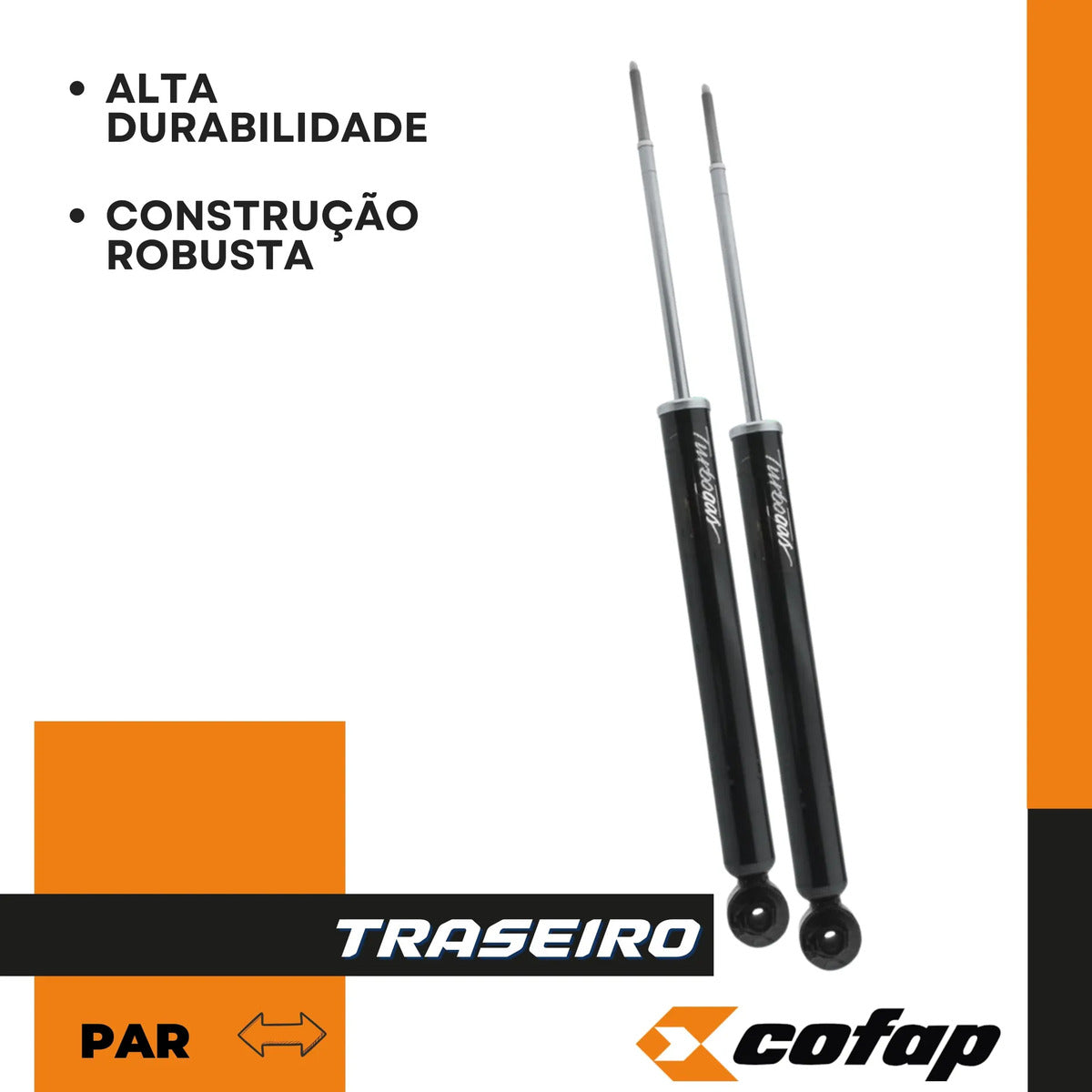 Par Amortecedor Traseiro Cofap Hb20r 2016 Em Diante Gb48246