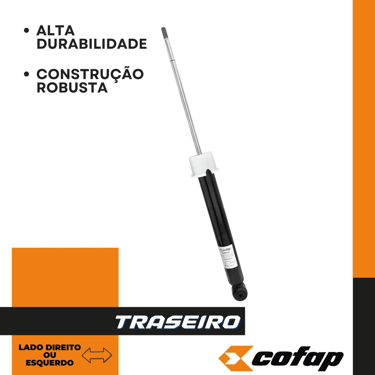 Amortecedor Traseiro Argo 1.0 1.3 1.8 Original Cofap