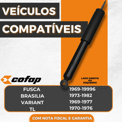 Amortecedor Dianteiro Fusca Brasilia Variante Tl - Cofap Sup