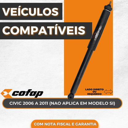 Amortecedor Traseiro Original Cofap New Civic 2008 2009