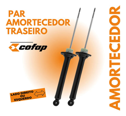 Par Amortecedor Traseiro Cofap Gol G5 A G7 2008 Em Diante