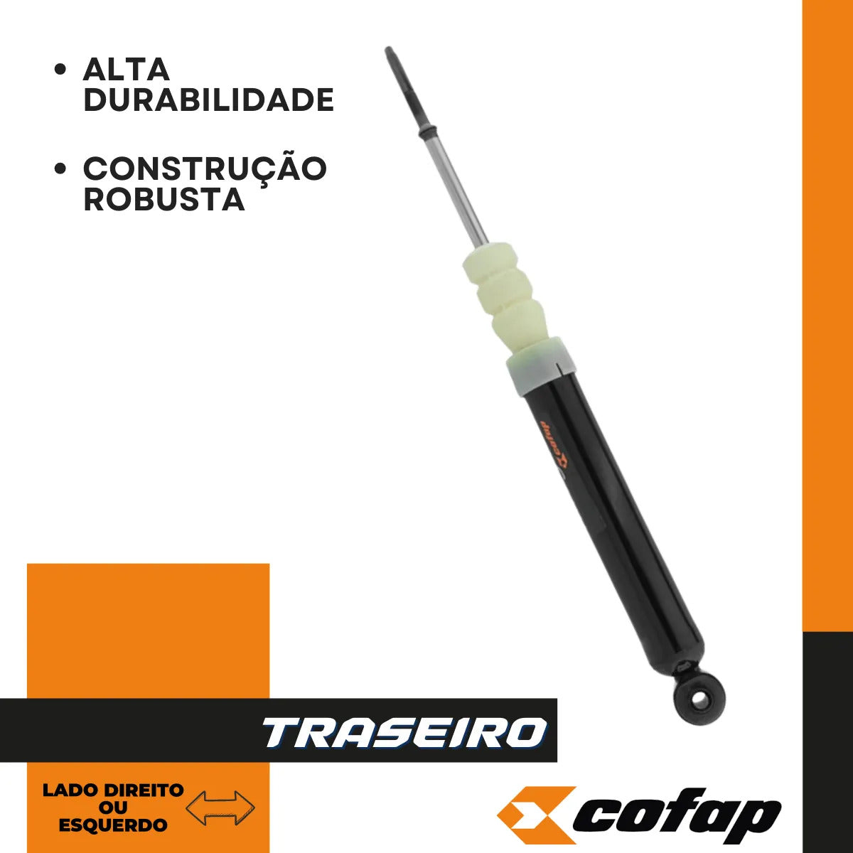 Amortecedor Traseiro A Gas Cofap Prisma 2007 A 2009
