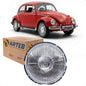 Farol Vw Fusca 1974 75 76 Diante Arteb H4 Vidro C/ Meia Luz