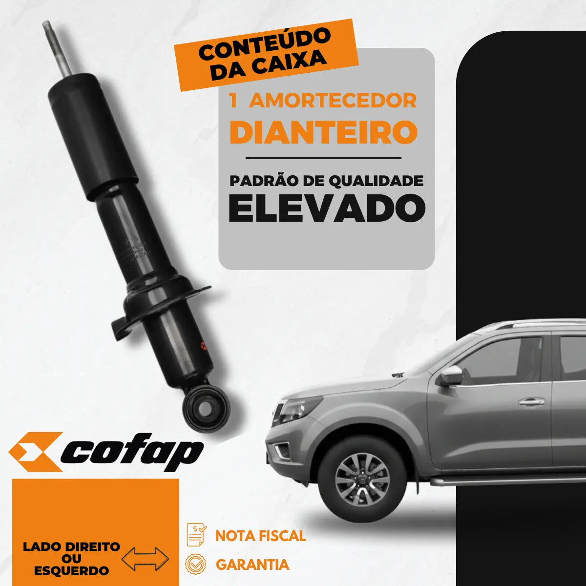 Amortecedor Dianteiro Frontier 2.3 2.5  Cofap Original