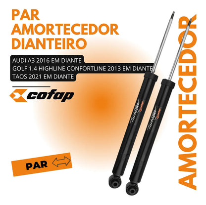 Par Amortecedor Traseiro Cofap Gb48308 Audi A3 2016.. Diante