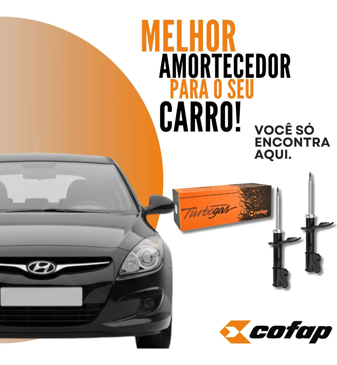 Amortecedor Diant I30 09 12 Cofap Gp33204 Gp33205