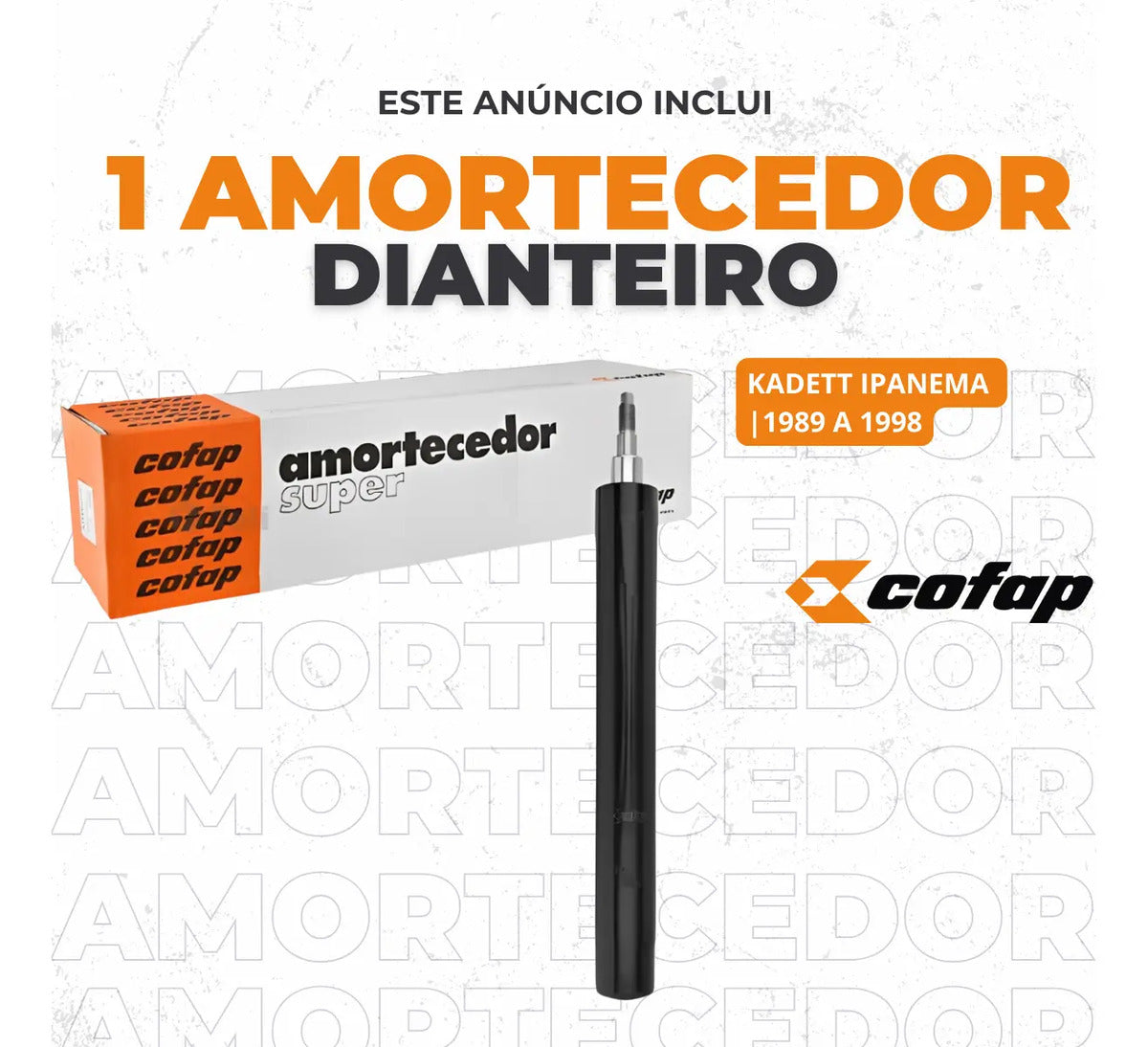 Amortecedor Dianteiro Kadett/ipanema Original Cofap