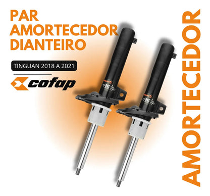 Par Amortecedor Dianteiro Cofap Tiguan 2018 A 2021