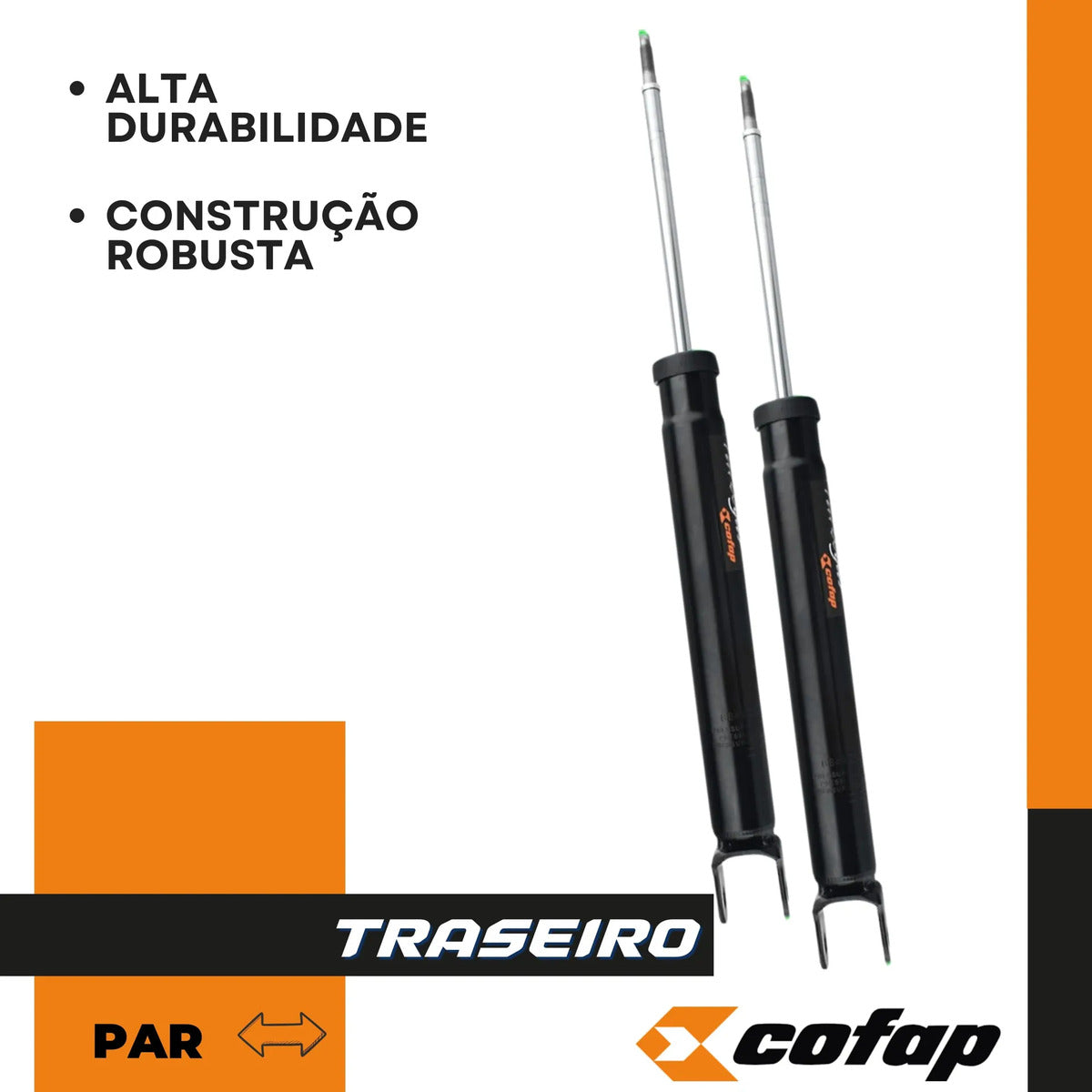 Par Amortecedor Traseiro Ix35 10/15 Cofap Gb48260