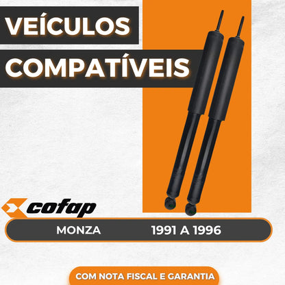 Par Amortecedor Traseiro Monza 1991 92 93 94 1995 1996 Cofap