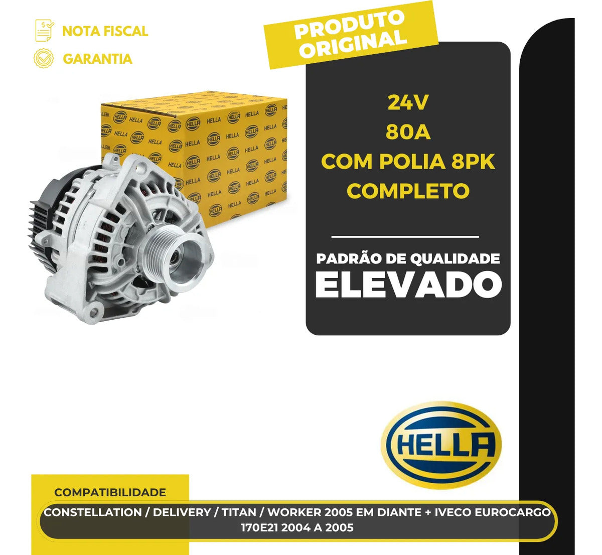 Alternador Constellation Delivery Titan Worker Eurocargo